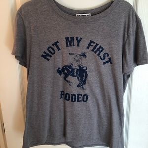 Sub_Urban Riot gray “Not My First Rodeo” t-shirt